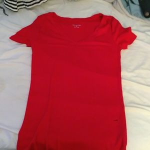 Red top blouse